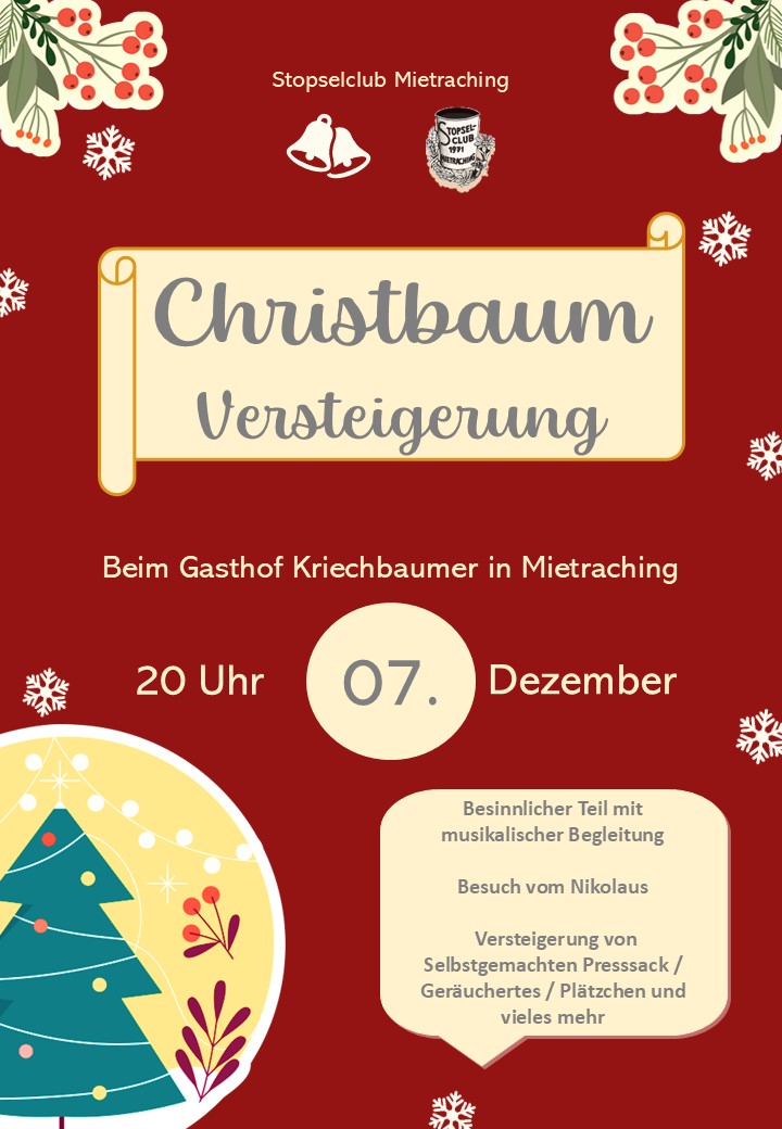 Christbaumversteigerung 2024